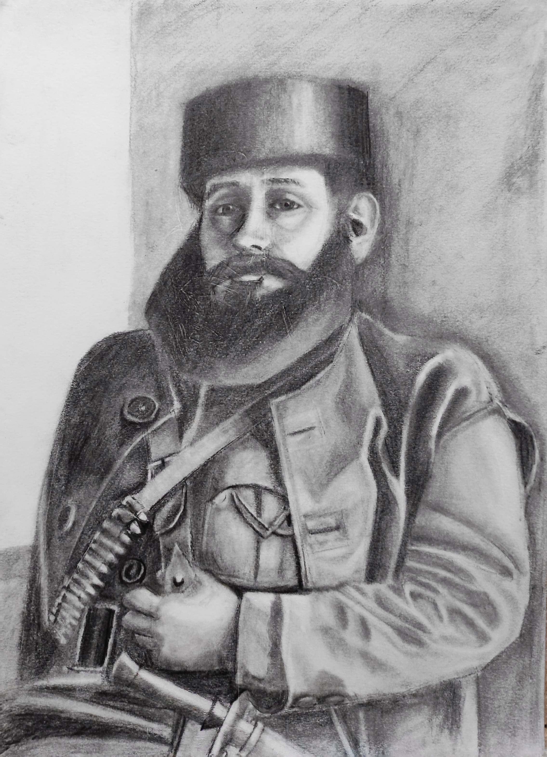 Drawing by Christos Ghionis: Ares I, 2021