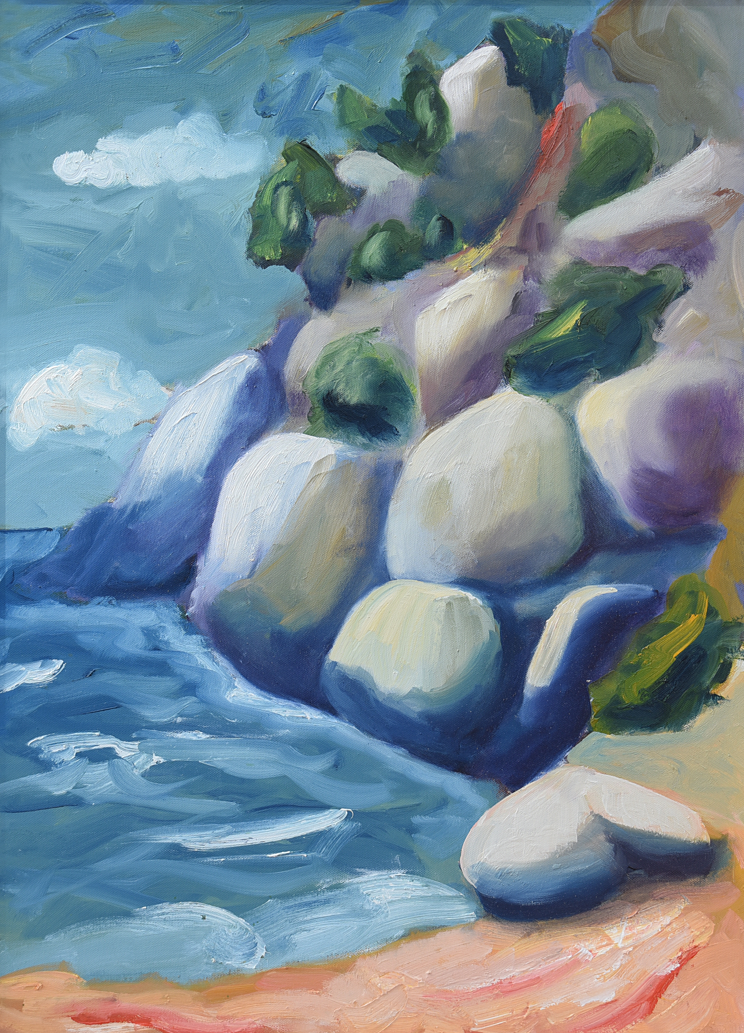 Painting by Christos Ghionis: Fakistra, 2006