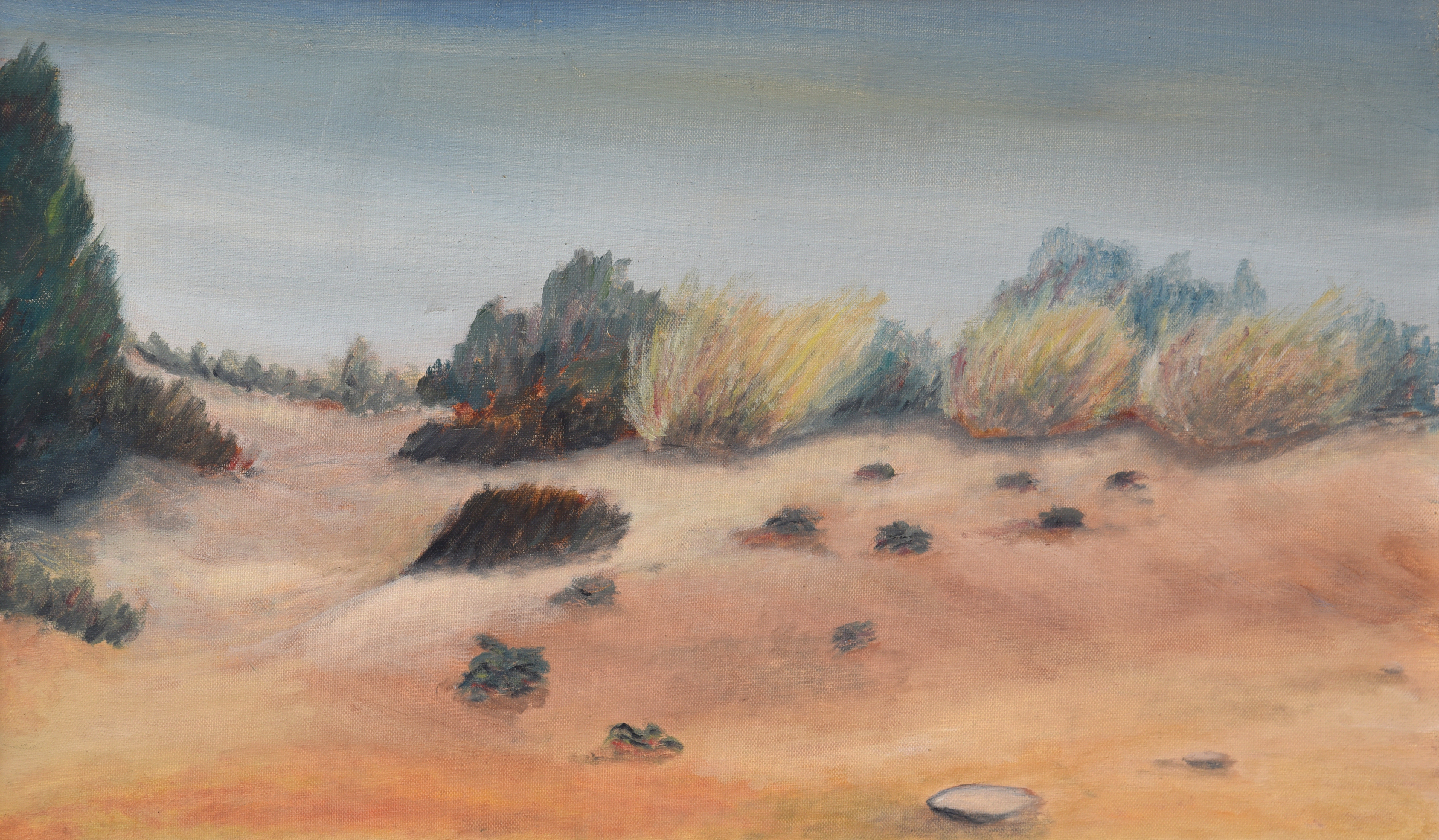 Painting by Christos Ghionis: Voidokilia, 2004