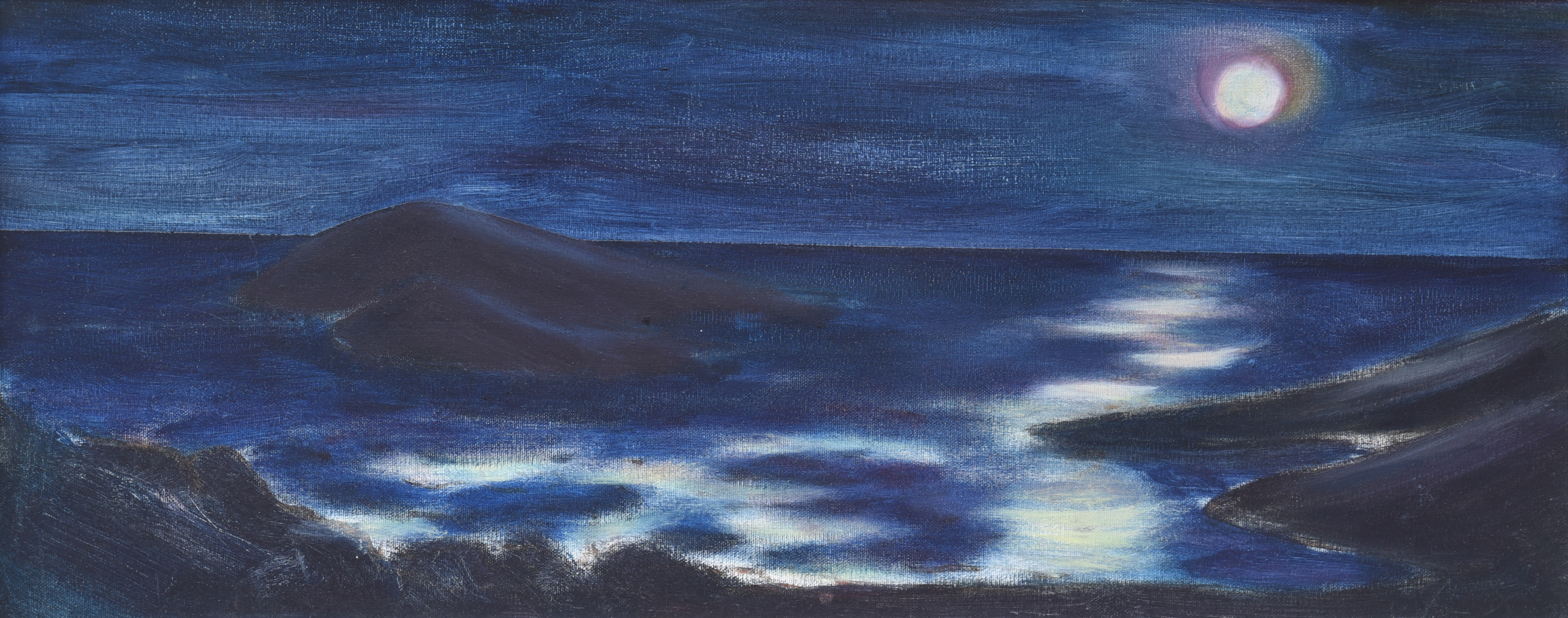 Painting by Christos Ghionis: Vravron II, 2009
