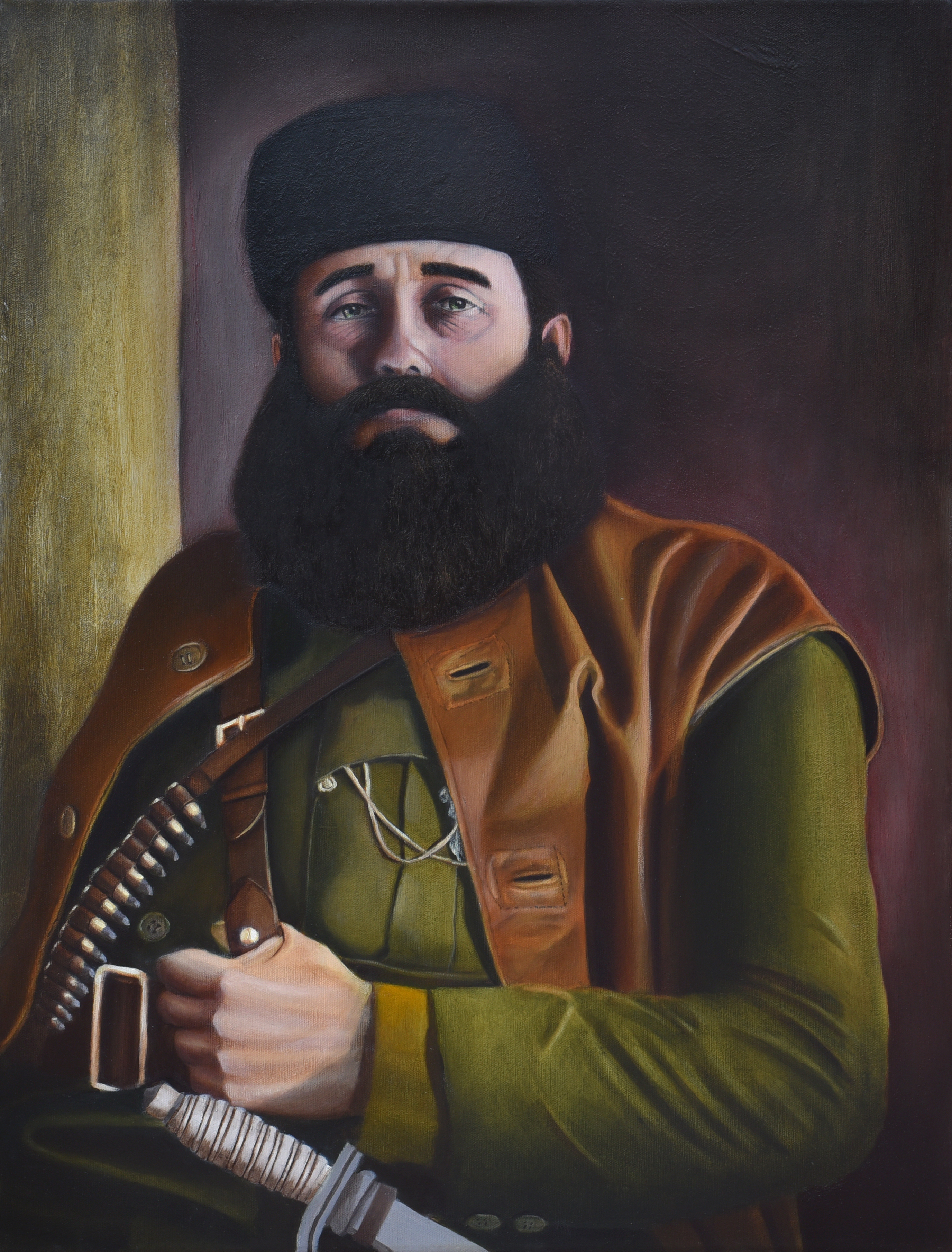 Painting by Christos Ghionis: Ares, 2025